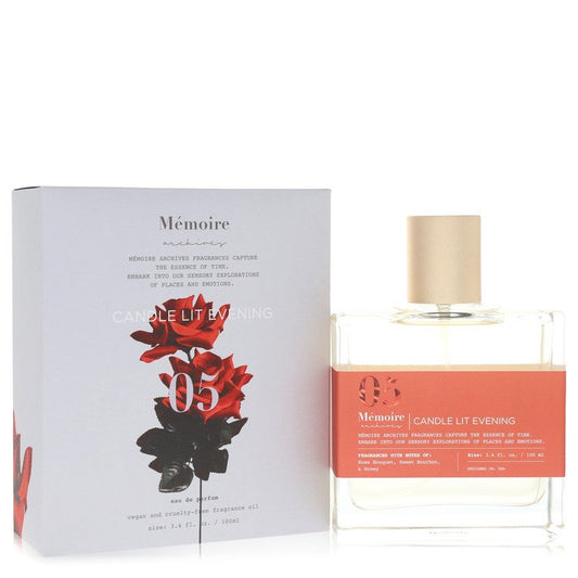 Memoire Archives Candle Lit Evening by Memoire Archives Eau De Parfum Spray (Unisex) 3.4 oz for Women - Fragrance Spice