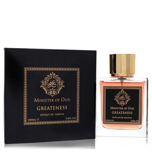 Minister of Oud Greatness by Fragrance World Extrait de Parfum Spray 3.4 oz for Men - Fragrance Spice
