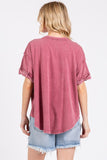 Mittoshop GAME DAY Round Neck Short Sleeve T-Shirt - Fragrance Spice