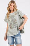 Mittoshop PEACE Round Neck Short Sleeve T-Shirt - Fragrance Spice
