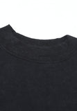 Mock Neck Dropped Shoulder Sweatshirt - Fragrance Spice