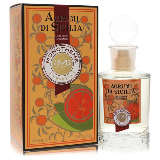 Monotheme Agrumi Di Sicilia by Monotheme Eau De Toilette Spray (Unisex) 3.4 oz for Women - Fragrance Spice
