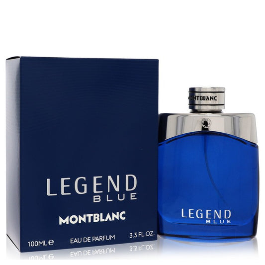 Montblanc Legend Blue by Mont Blanc Eau De Parfum Spray 3.3 oz for Men - Fragrance Spice