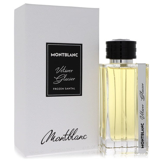 Montblanc Vetiver Glacier by Mont Blanc Eau De Parfum Spray 4.2 oz for Men - Fragrance Spice
