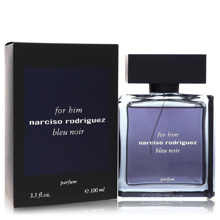 Narciso Rodriguez Bleu Noir by Narciso Rodriguez Parfum Spray 3.3 oz for Men - Fragrance Spice