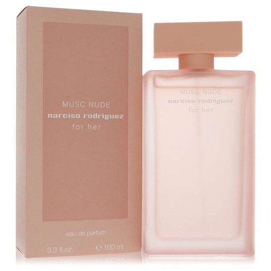 Narciso Rodriguez Musk Nude by Narciso Rodriguez Eau De Parfum Spray 3.3 oz for Women - Fragrance Spice