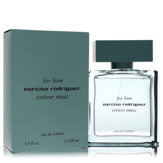 Narciso Rodriguez Vetiver Musc by Narciso Rodriguez Eau De Toilette Spray 3.3 oz for Men - Fragrance Spice