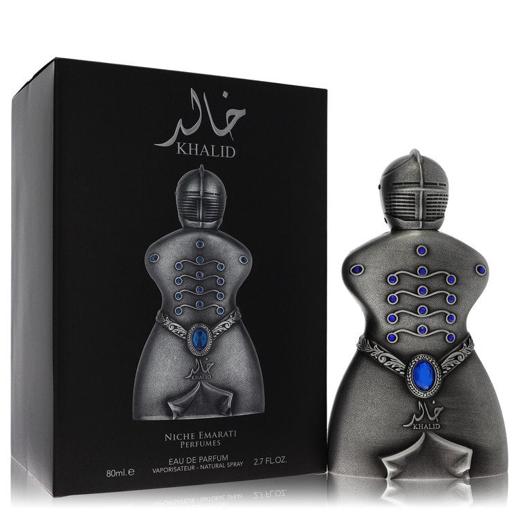 Niche Emarati Khalid by Lattafa Eau De Parfum Spray (Unisex) 2.7 oz for Men - Fragrance Spice