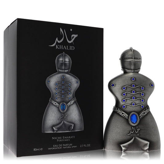 Niche Emarati Khalid by Lattafa Eau De Parfum Spray (Unisex) 2.7 oz for Men - Fragrance Spice