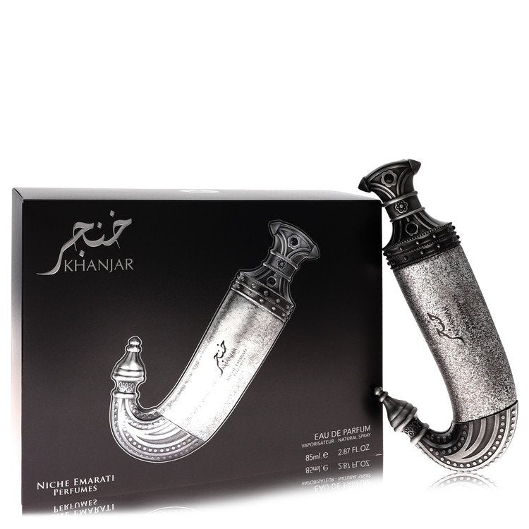 Niche Emarati Khanjar by Lattafa Eau De Parfum Spray 2.8 oz for Men - Fragrance Spice