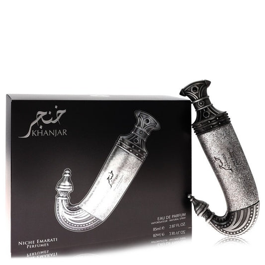 Niche Emarati Khanjar by Lattafa Eau De Parfum Spray 2.8 oz for Men - Fragrance Spice
