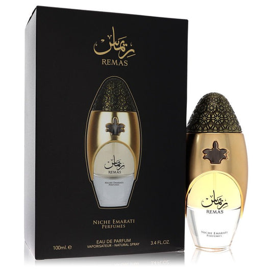 Niche Emarati Remas by Lattafa Eau De Parfum Spray (Unisex) 3.4 oz for Men - Fragrance Spice