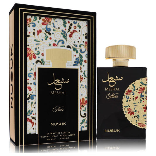 Nusuk Meshal Noir by Nusuk Extrait De Parfum Spray (Unisex) 3.4 oz for Men - Fragrance Spice