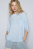 POL Round Neck Half Sleeve T-Shirt - Fragrance Spice