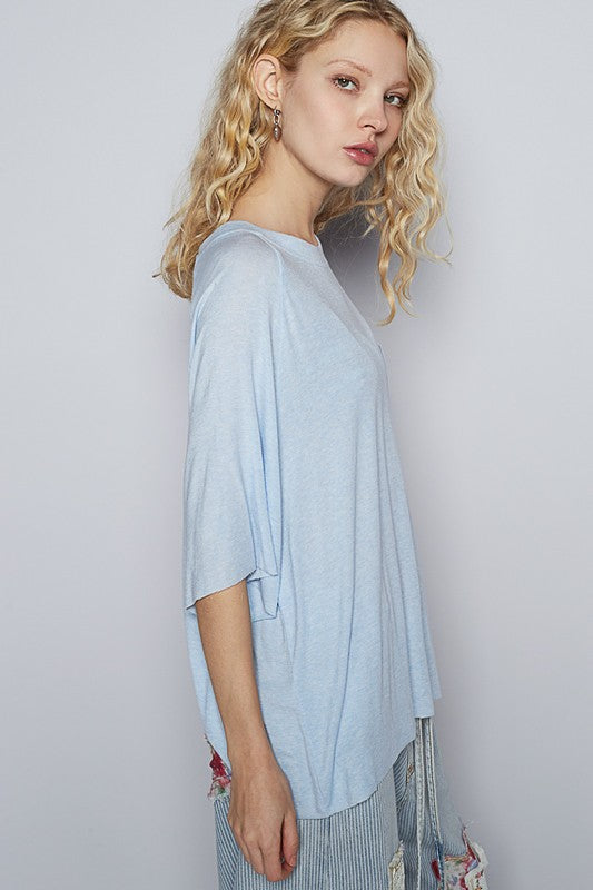 POL Round Neck Half Sleeve T-Shirt - Fragrance Spice