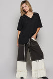 POL V-Neck Half Sleeve T-Shirt - Fragrance Spice