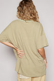 POL V-Neck Half Sleeve T-Shirt - Fragrance Spice