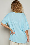 POL V-Neck Half Sleeve T-Shirt - Fragrance Spice