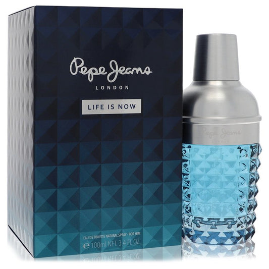 Pepe Jeans Life is Now by Pepe Jeans London Eau De Toilette Spray 3.4 oz for Men - Fragrance Spice