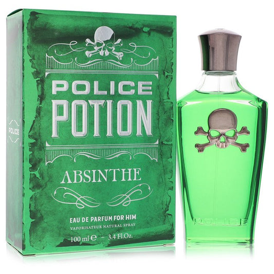 Police Potion Absinthe by Police Colognes Eau De Parfum Spray 3.4 oz for Men - Fragrance Spice