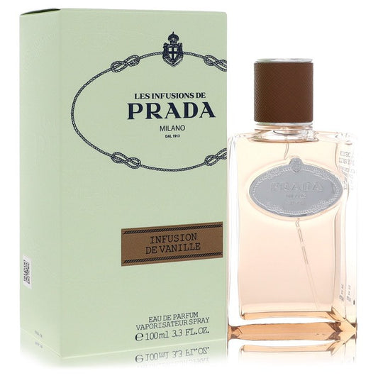 Prada Les Infusions De Infusion De Vanille by Prada Eau De Parfum Spray (Unisex) 3.3 oz for Women - Fragrance Spice