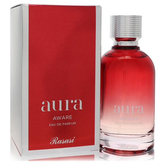Rasasi Aura Aware by Rasasi Eau De Parfum Spray (Unisex) 3.3 oz for Women - Fragrance Spice