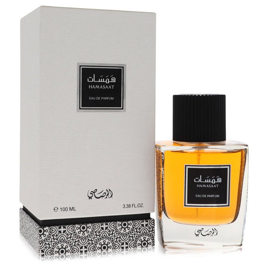 Rasasi Hamasaat by Rasasi Eau De Parfum Spray 3.4 oz for Men - Fragrance Spice