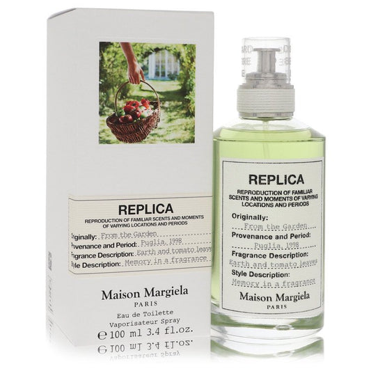 Replica Earth and Tomato Leaves by Maison Margiela Eau De Toilette Spray (Unisex) 3.4 oz for Women - Fragrance Spice