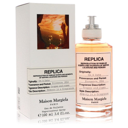 Replica On A Date by Maison Margiela Eau De Toilette Spray (Unisex) 3.4 oz for Men - Fragrance Spice