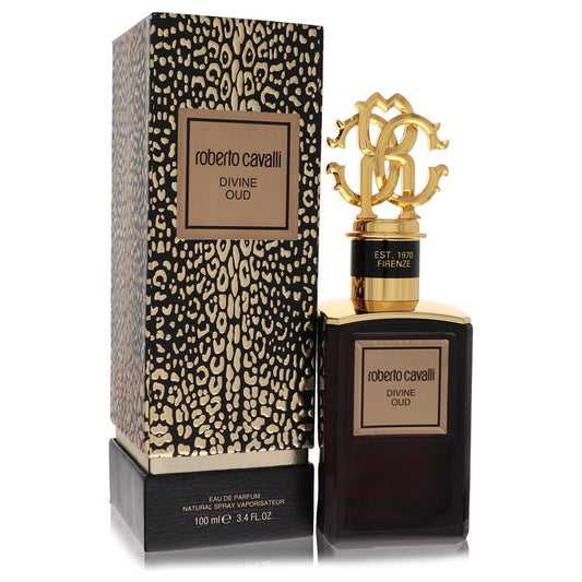 Roberto Cavalli Divine Oud by Roberto Cavalli Eau De Parfum Spray 3.4 oz for Women - Fragrance Spice