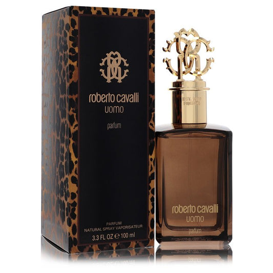 Roberto Cavalli Uomo by Roberto Cavalli Eau De Parfum Spray 3.3 oz for Men - Fragrance Spice