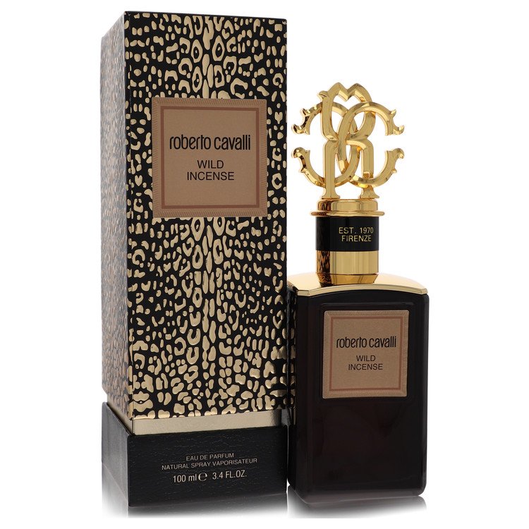 Roberto Cavalli Wild Incense by Roberto Cavalli Eau De Parfum Spray (Unisex) 3.4 oz for Women - Fragrance Spice