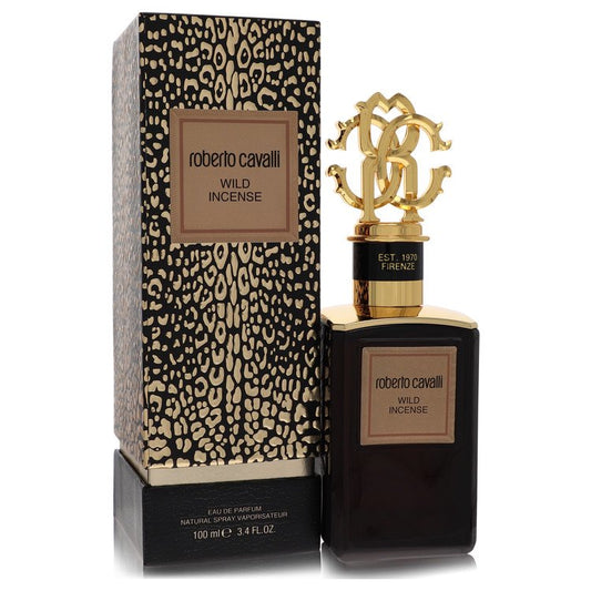 Roberto Cavalli Wild Incense by Roberto Cavalli Eau De Parfum Spray (Unisex) 3.4 oz for Women - Fragrance Spice
