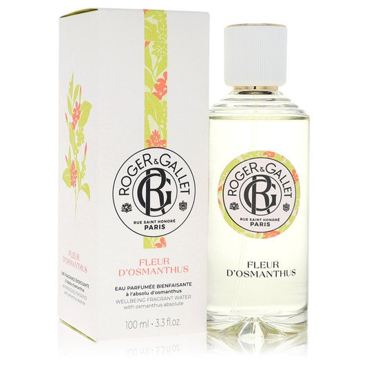 Roger & Gallet Fleur D'Osmanthus by Roger & Gallet Fresh Fragrant Water Spray (Unisex Unboxed) 3.3 oz for Women - Fragrance Spice