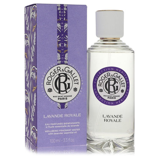 Roger & Gallet Lavande Royale by Roger & Gallet Eau Fraiche Spray (Unisex) 3.3 oz for Women - Fragrance Spice
