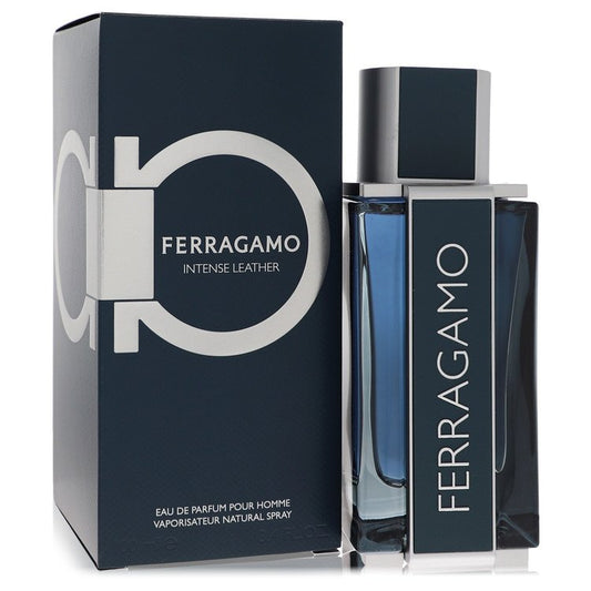 Salvatore Ferragamo Intense Leather by Salvatore Ferragamo Eau De Parfum Spray 3.4 oz for Men - Fragrance Spice