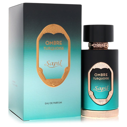 Sapil Ombre Turquoise by Sapil Eau De Parfum Spray (Unisex) 3.4 oz for Women - Fragrance Spice