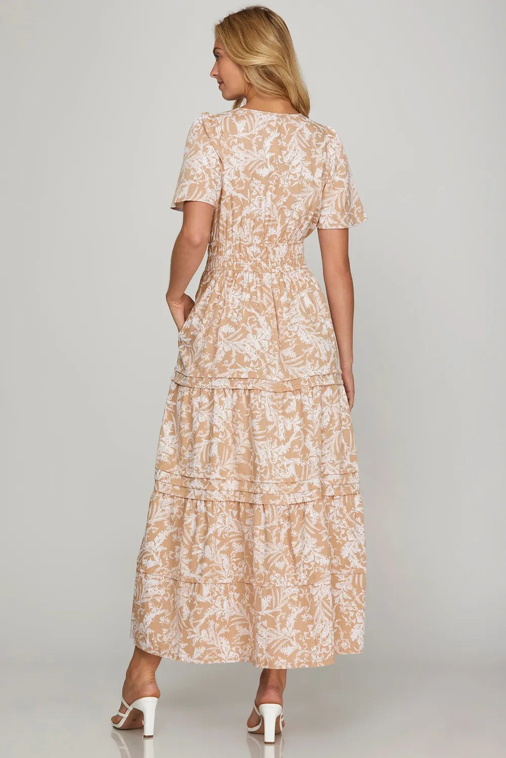 chinese dress ladies She + Sky Lace-Front Summer Dress