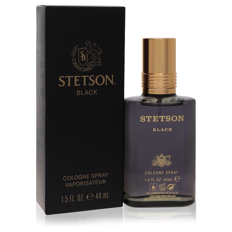 Stetson Black by Coty Cologne Spray 3.4 oz for Men - Fragrance Spice