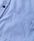 Striped Collared Neck Long Sleeve Shirt - Fragrance Spice