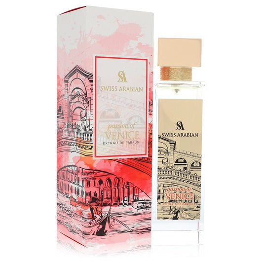 Swiss Arabian Passion of Venice by Swiss Arabian Extrait De Parfum Spray (Unixex) 3.4 oz for Women - Fragrance Spice