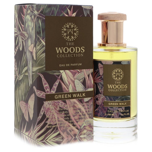 The Woods Collection Green Walk by The Woods Collection Eau De Parfum Spray (Unisex) 3.4 oz for Men - Fragrance Spice