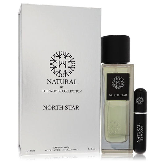 The Woods Collection Natural North Star by The Woods Collection Eau De Parfum Spray with Mini Refillable Spray (Unisex) 3.4 oz for Women - Fragrance Spice