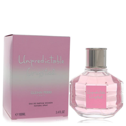 Unpredictable Crystal by Glenn Perri Eau De Parfum Spray 3.4 oz for Women - Fragrance Spice