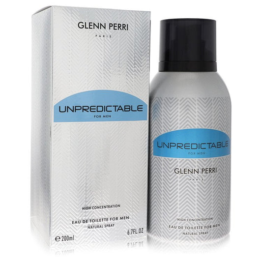 Unpredictable High Concentration by Glenn Perri Eau De Toilette Spray 6.7 oz for Men - Fragrance Spice
