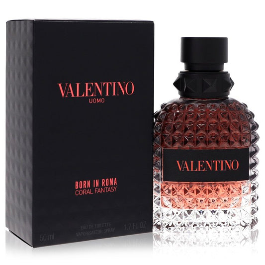 Valentino Uomo Born in Roma Coral Fantasy by Valentino Eau De Toilette Spray 3.4 oz for Men - Fragrance Spice