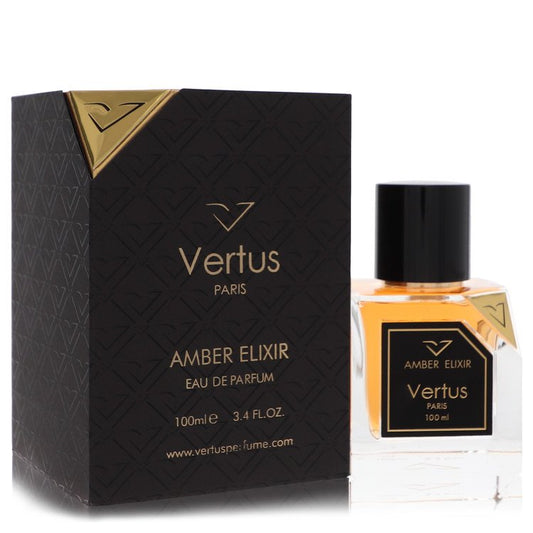 Vertus Amber Elixir by Vertus Eau De Parfum Spray (Unisex) 3.4 oz for Men - Fragrance Spice
