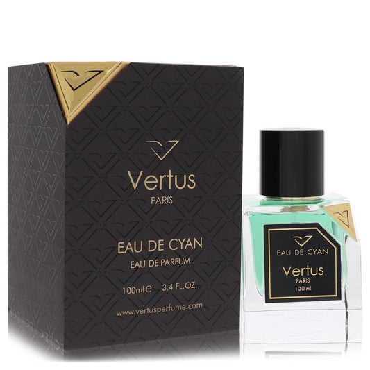 Vertus Eau De Cyan by Vertus Eau De Parfum Spray (Unisex) 3.4 oz for Men - Fragrance Spice
