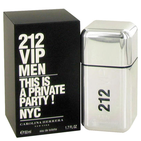 212 Vip by Carolina Herrera Eau De Toilette Spray 1.7 oz for Men - Fragrance Spice