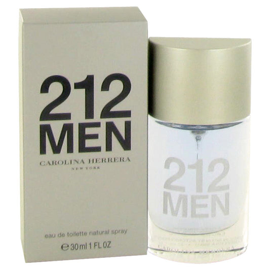 212 by Carolina Herrera Eau De Toilette Spray 1 oz for Men - Fragrance Spice